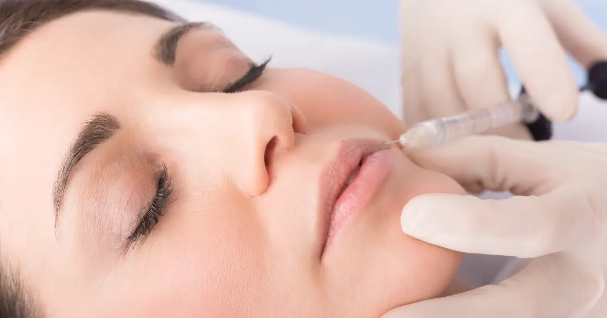 A woman getting a Fillers for Thin Lips in Stockton, CA